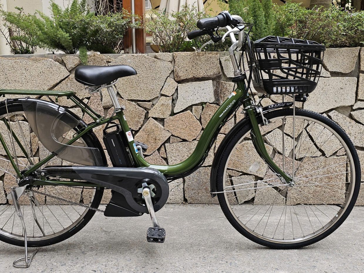 Xe Yamaha Pas Natura màu xanh