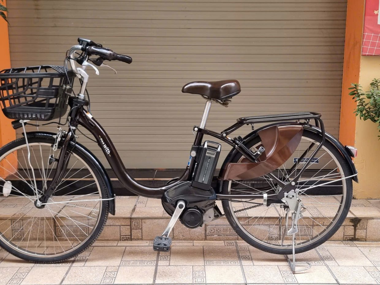 Xe Yamaha Pas With màu nâu Cafe