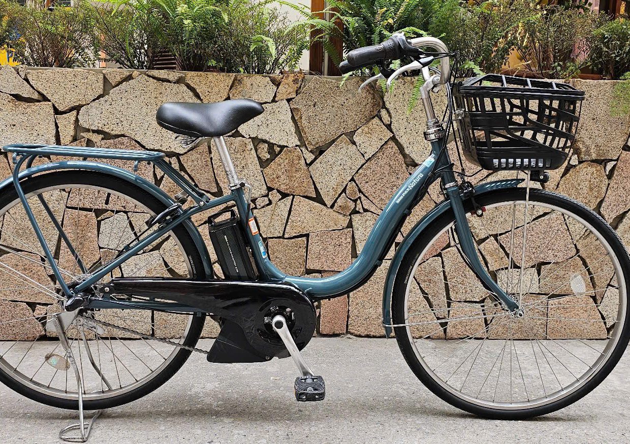 Xe Yamaha Pas Natura màu xanh