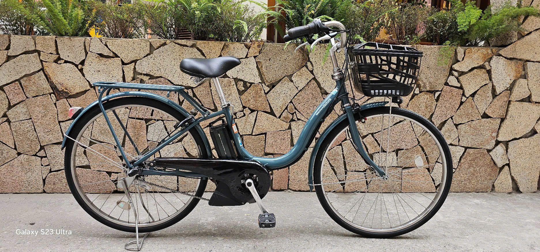 Xe Yamaha Pas Natura màu xanh