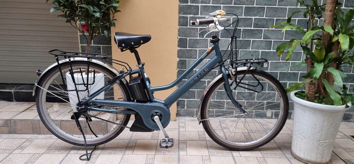 Xe Yamaha Pas Mina màu xanh